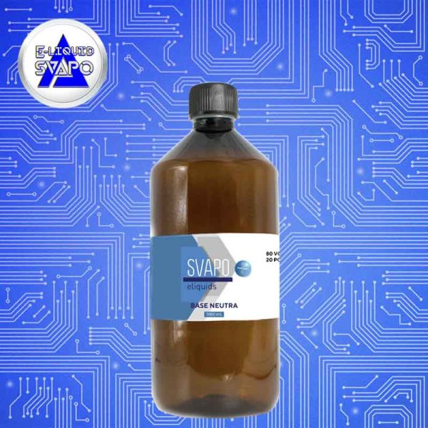 Base Neutra Svapoeliquid Nic 1 Litro / 250 mL / 100 mL