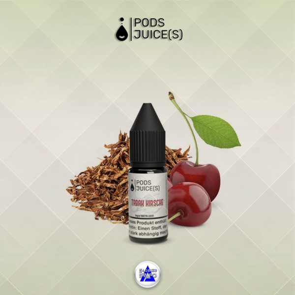 Pod Juices - Ciliegia e Tabacco (Tabak Kirsche) - Liquido Pronto 10 mL