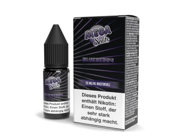 Mega Salts - Blueberry - Nicotine Salt  20mg/mL